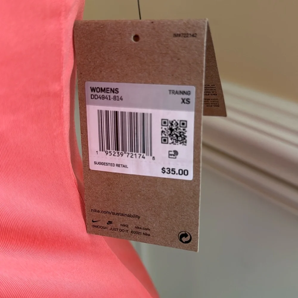 Nike
Dri-Fit One Elstka STD Tank‎ Top Women - orange Sz Xs - Picture 8 of 11